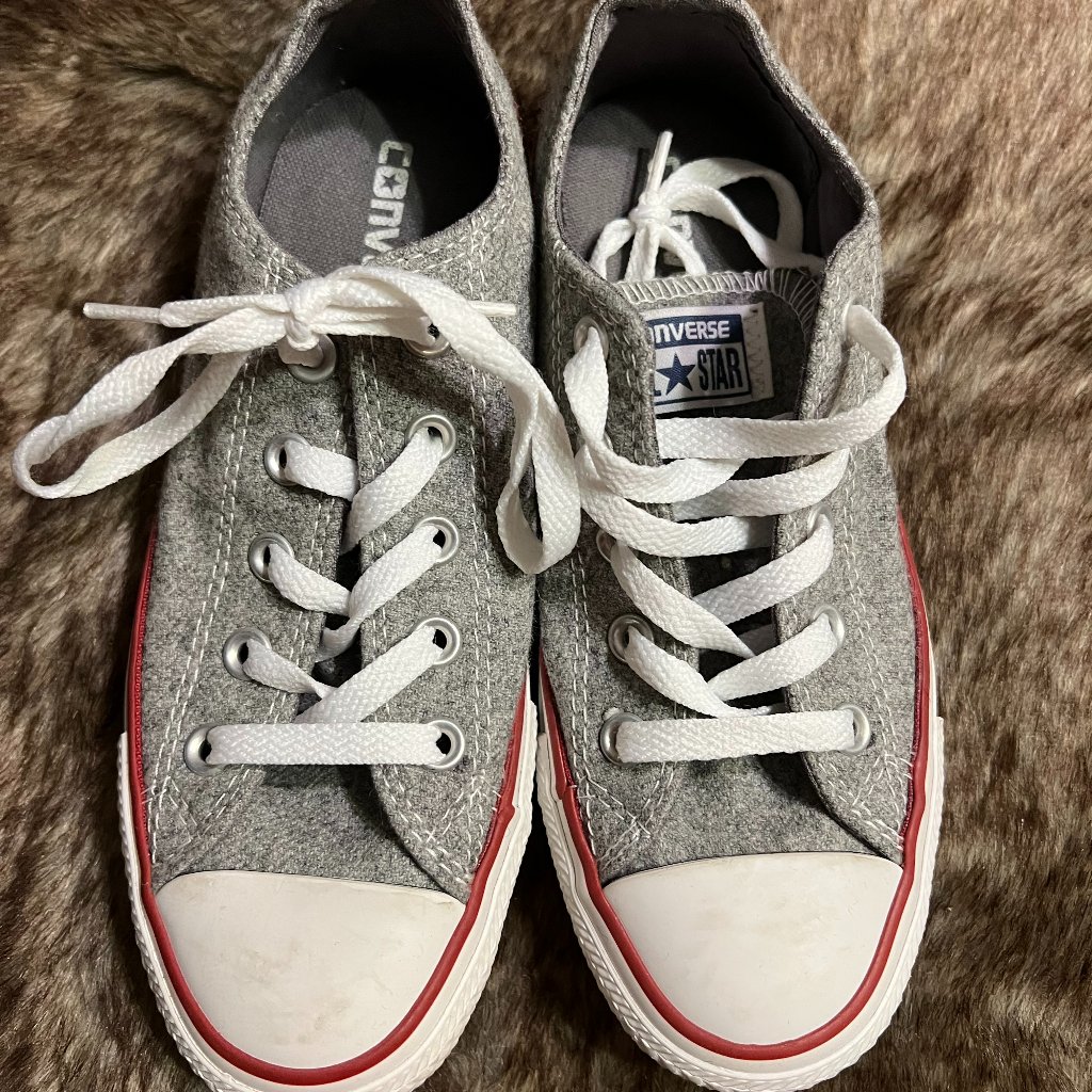 Converse All Star Grey Sneakers Sz 5 Womens